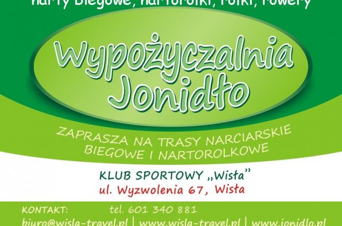 Baner promujący wypożyczalnię